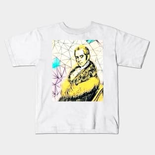 Washington Irving Portrait | Washington Irving Artwork 2 Kids T-Shirt